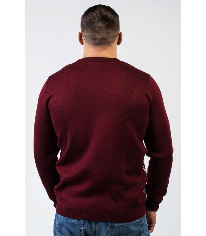 Чоловічий в'язаний светр зимового кольору (03).