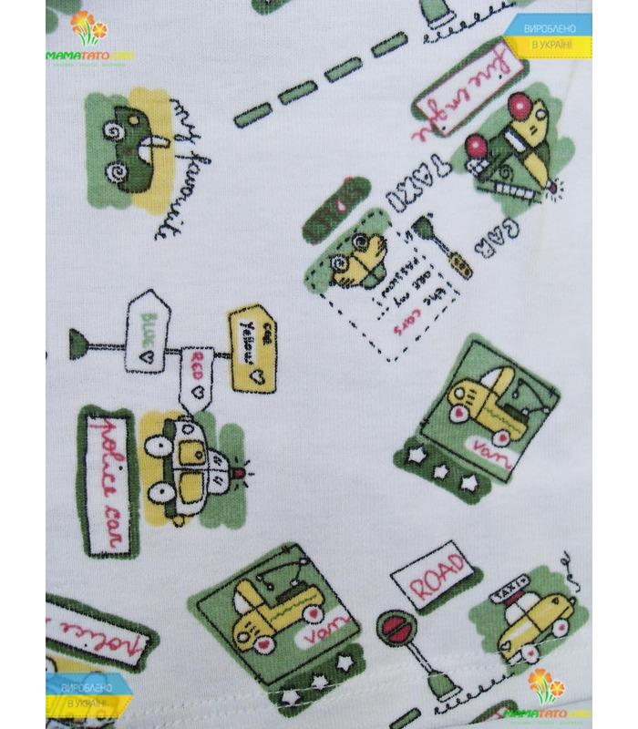 Майка "Машинки-помощники" (МК1) рибана.