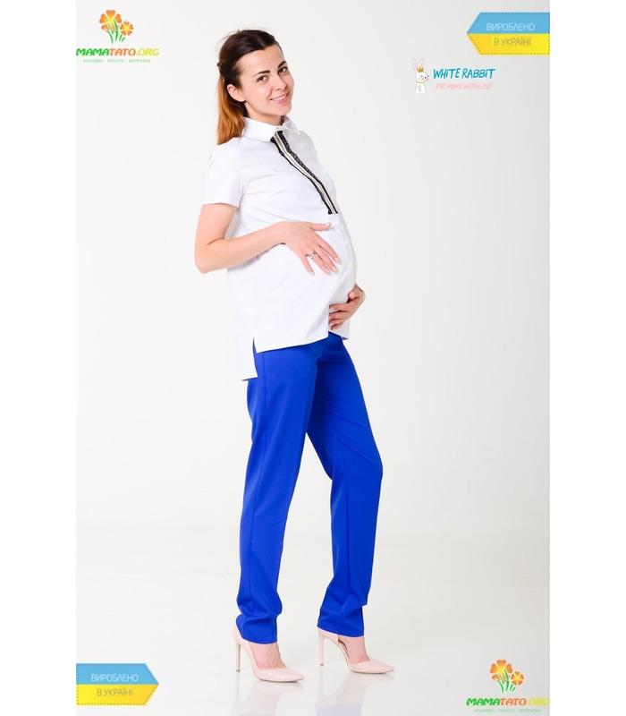 Брюки классические Яркая Синева.