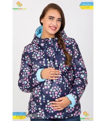 Двусторонняя куртка Флойд Цветок от Юла Мама в категории Верхняя одежда для беременных на МамаТато