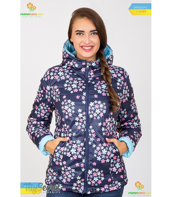 Двостороння куртка Флойд Квітка.