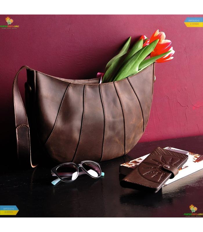 Жіноча сумка "Круасан".