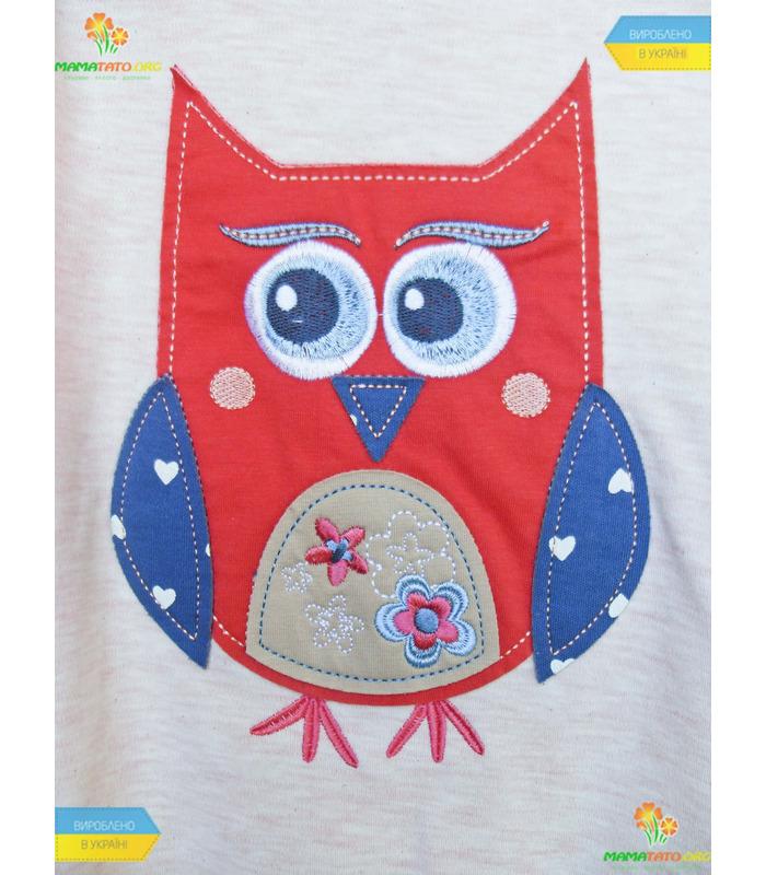 Джемпер "Сова" (ФБ385) інтерлок.