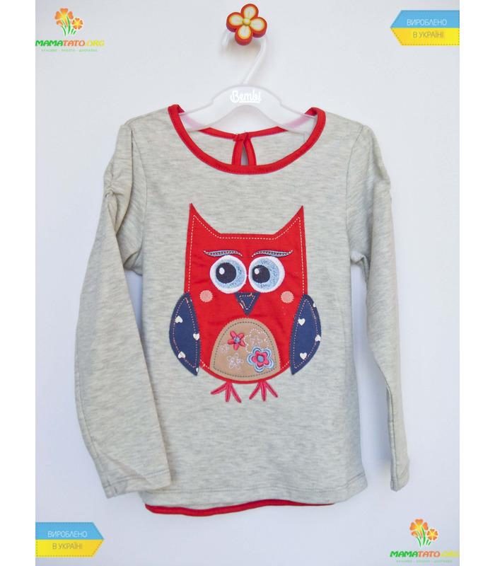 Джемпер "Сова" (ФБ385) інтерлок.