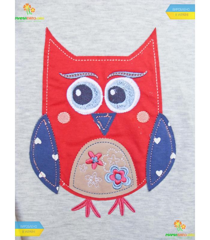 Джемпер "Сова" (ФБ385) інтерлок.