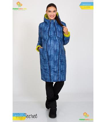 Двустороннее пальто Кристин Принт DJ от Юла Мама в категории Верхняя одежда для беременных на МамаТато