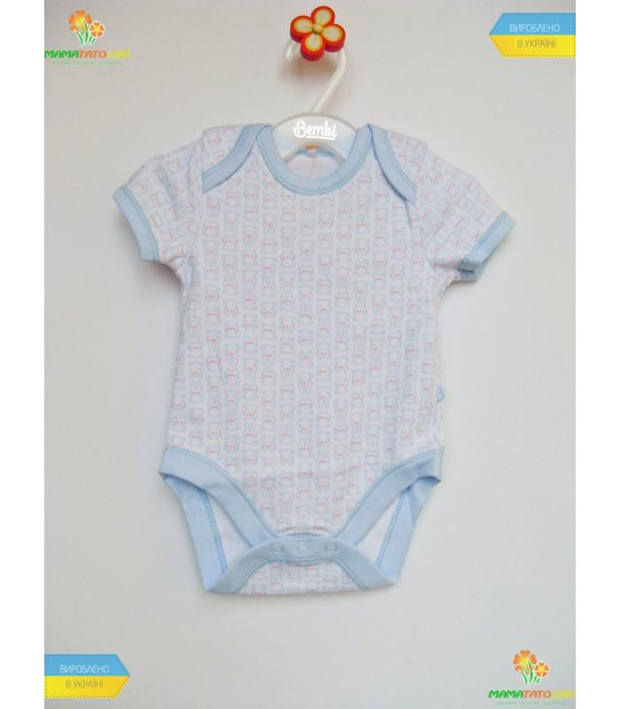 Бодик "Мордочки зверюшек" (БД58б) интерлок.