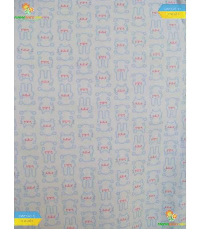 Бодик "Мордочки зверюшек" (БД58б) интерлок.