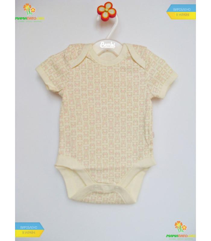 Боді "Мордочки тваринок" (БД58б) інтерлок.