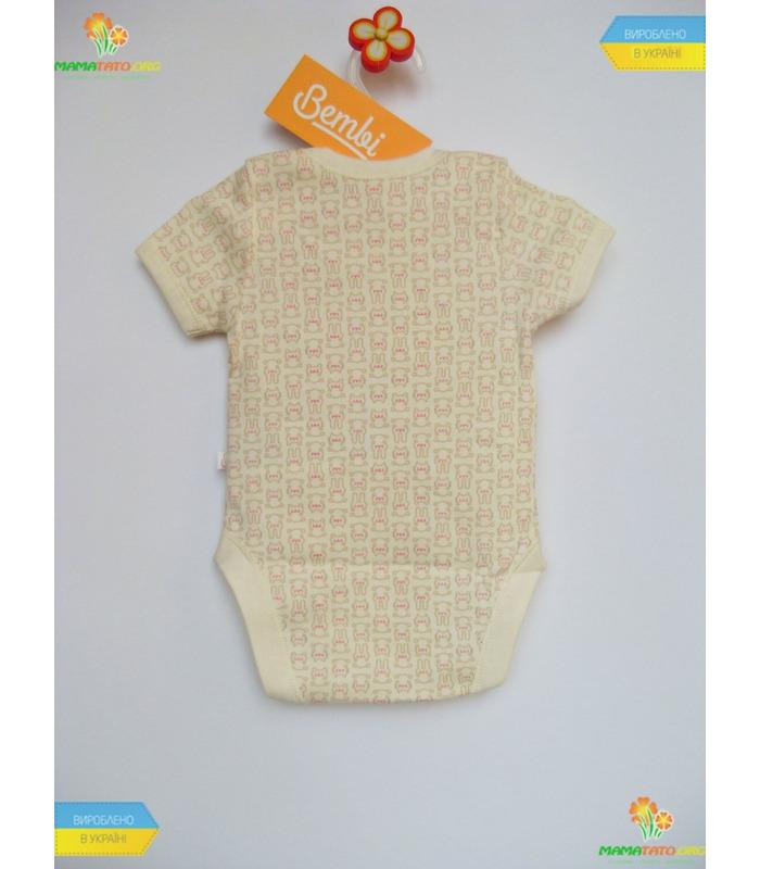 Бодик "Мордочки зверюшек" (БД58б) интерлок.