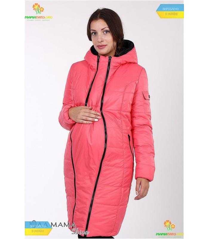 Двустороннее пальто Кристин (малина). от Юла Мама в категории Верхняя одежда для беременных на МамаТато