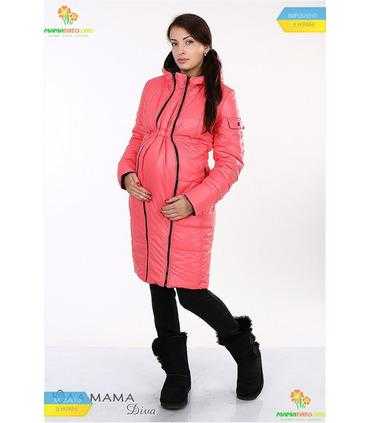 Двостороннє пальто Крістін (малина). від Юла Мама у категорії Верхній одяг для вагітних на МамаТато