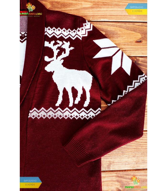 Чоловічий в'язаний кардиган (мод.54).