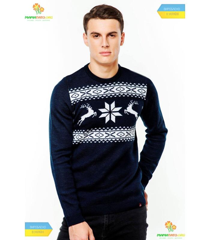 Чоловічий в'язаний светр (мод.46).