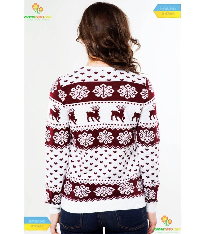 Жіночий в'язаний светр (мод.70).