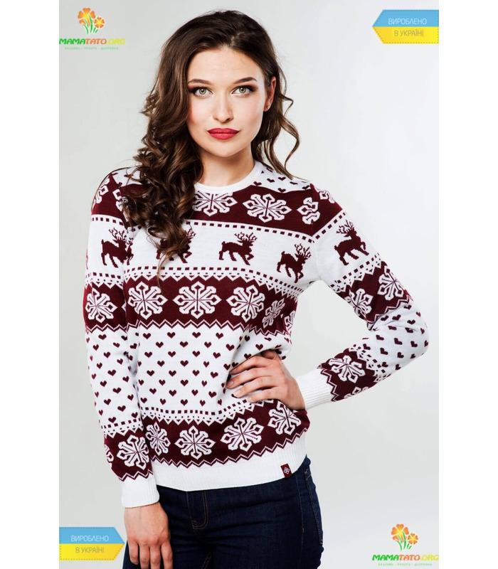 Жіночий в'язаний светр (мод.70).
