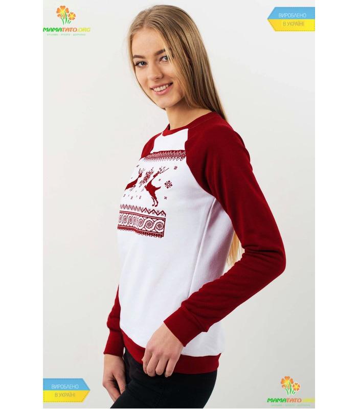 Женский свитшот Рождественский-2 (мод.530).