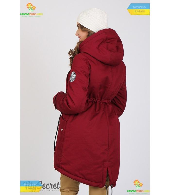 Тепла куртка-парка для вагітних Ініра.