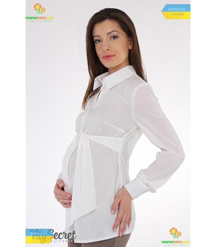 Класична стрейчева блуза Letti для вагітних.