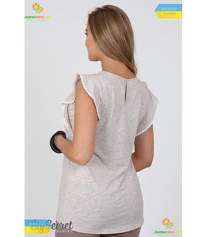 Блуза Жаклін Пір'ячко Беж