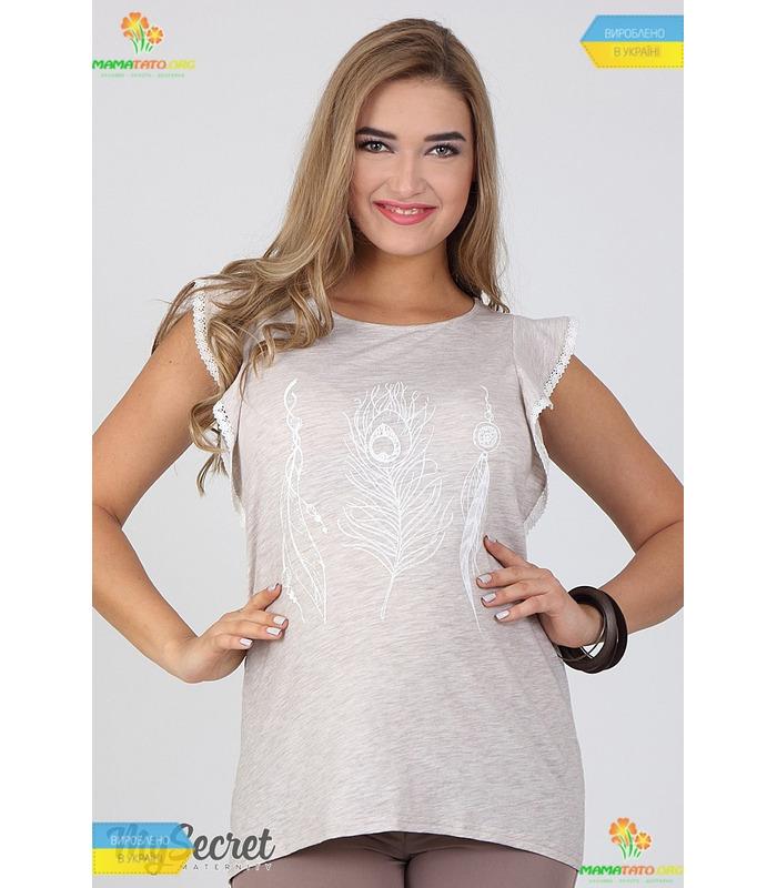 Блуза Жаклин Перышко Беж