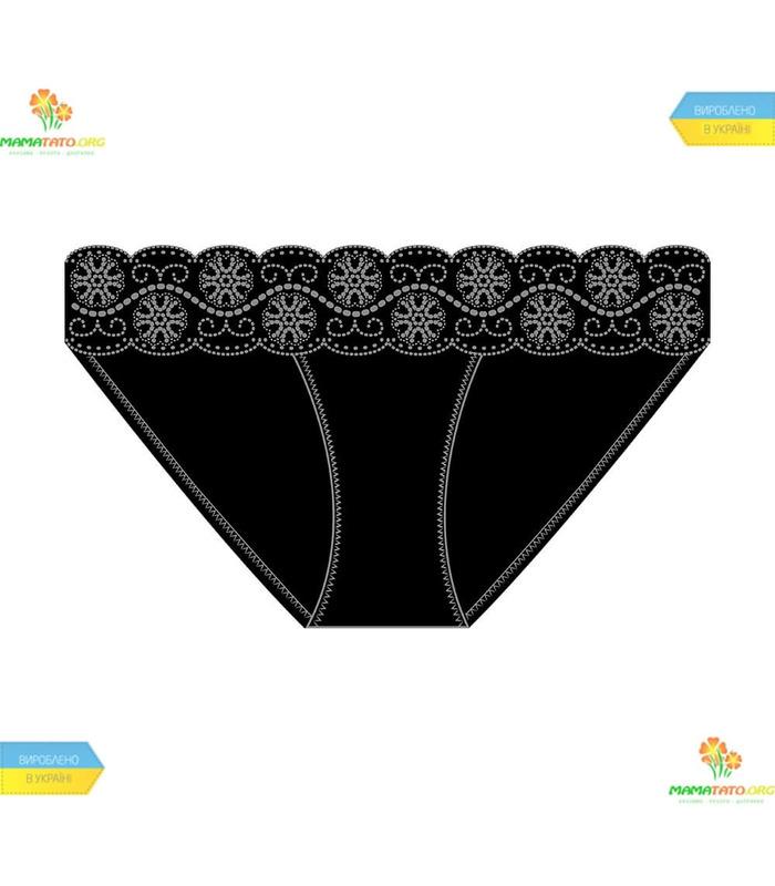 Низькі труси з мереживом (м.551).