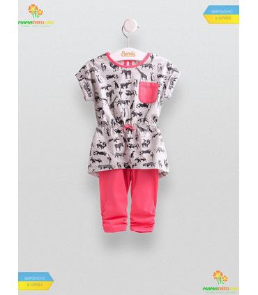 Костюм Зоопарк (КС556) GK, дитячий літній одяг