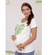 Футболка Листочки, футболка для беременных