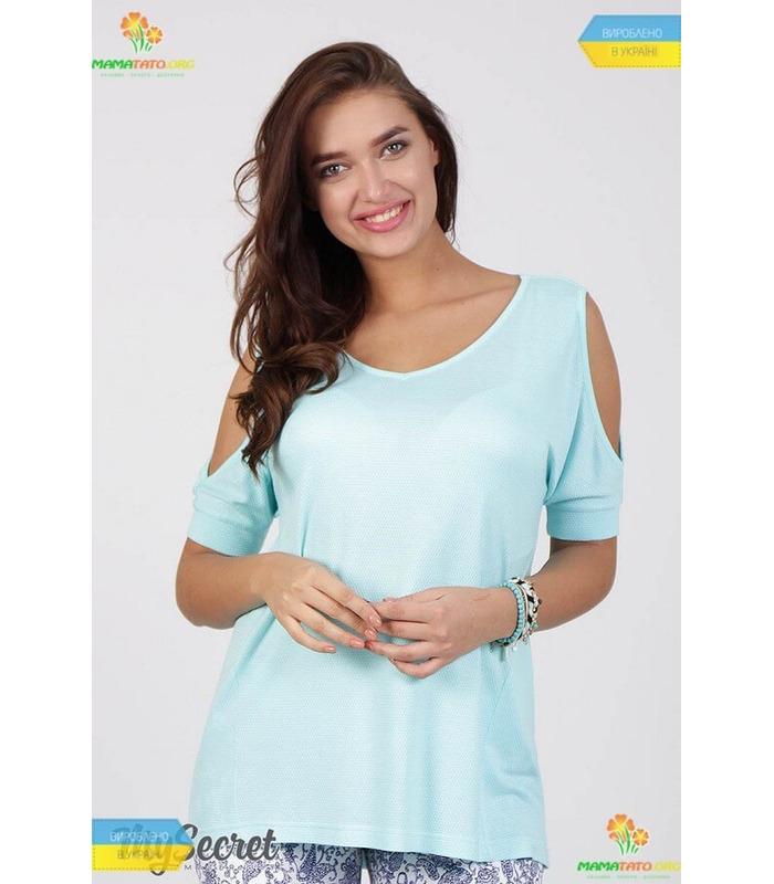 Туника Лори MI, мятная туника беременным