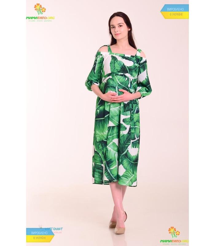 Сукня для вагітних Лагуна, шифонова сукня вагітним