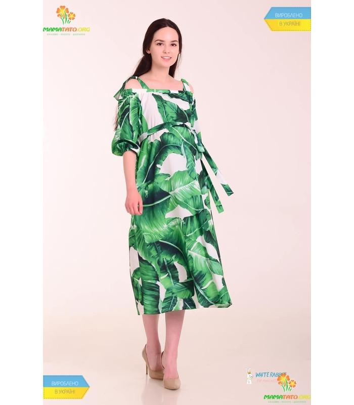 Сукня для вагітних Лагуна, шифонова сукня вагітним