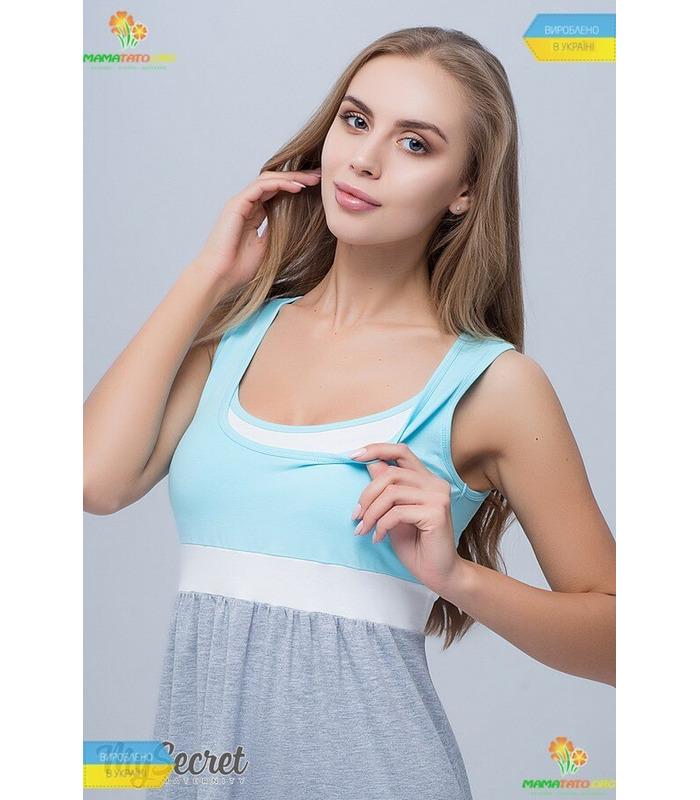 Нічна сорочка вагітним та годуючим Села NM від Юла Мама у категорії Нічні сорочки для вагітних на МамаТато