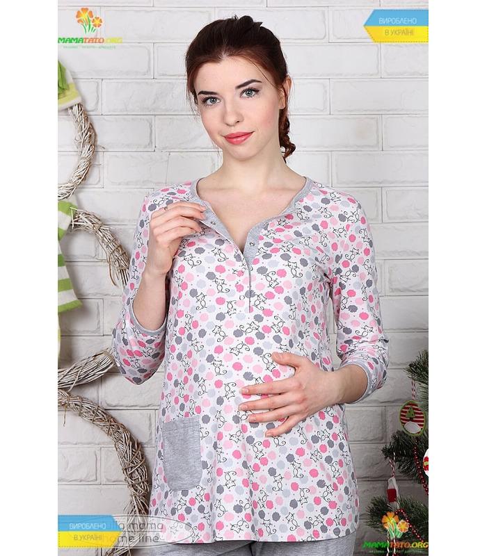 Піжама Шугалайт GR від Юла Мама у категорії Піжами для годуючих мам на МамаТато