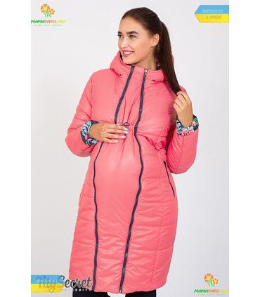 Двустороннее пальто Кристин Принт CO от Юла Мама в категории Верхняя одежда для беременных на МамаТато