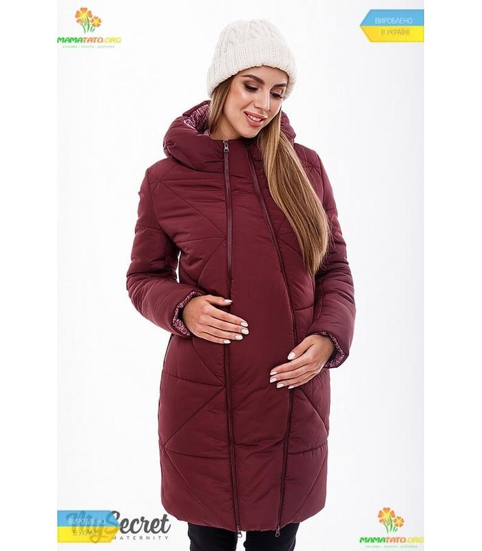 Зимове пальто зі вставкою Енжі.