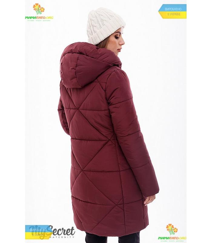 Зимове пальто зі вставкою Енжі.