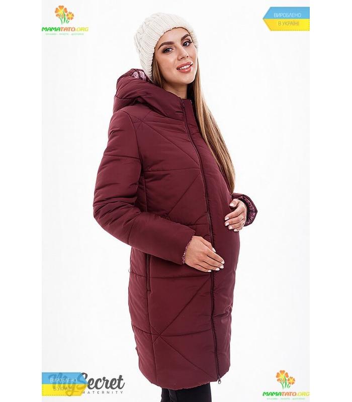 Зимове пальто зі вставкою Енжі.