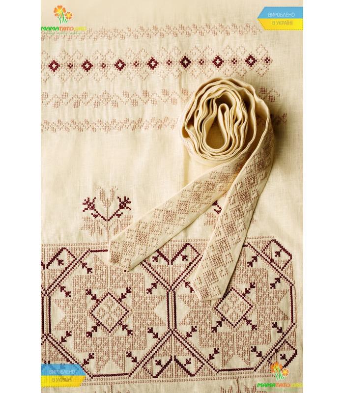 Вишита лляна сукня (мод.0039)