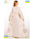 Вишитое льняное платье (мод.0039)