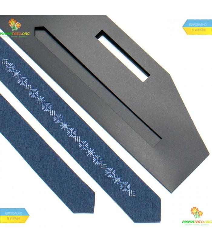 Вишита вузька краватка 761