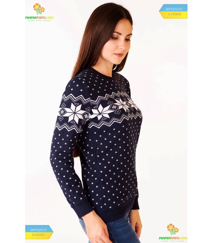 Жіночий в'язаний светр мод.6204