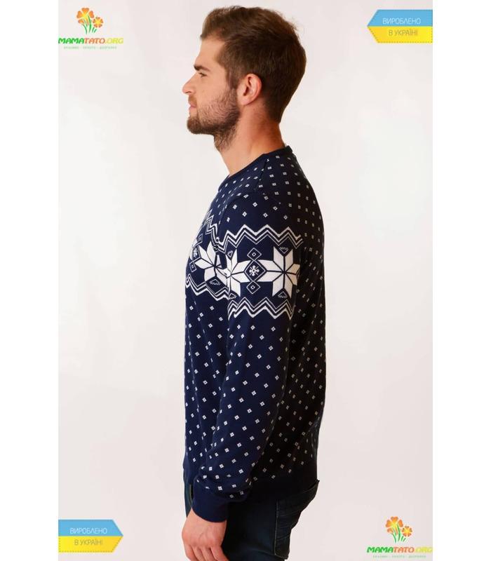 Чоловічий в'язаний светр мод.6205