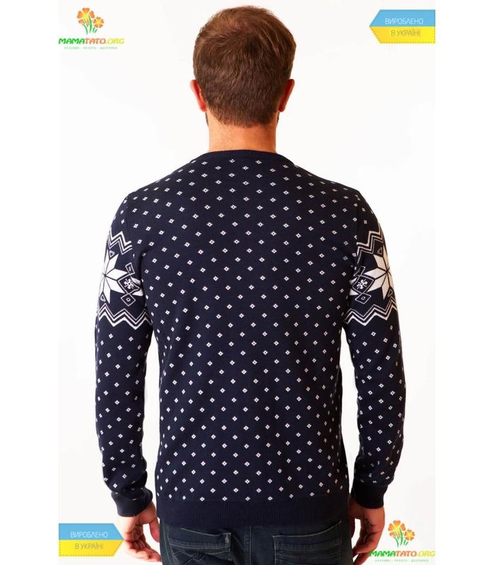 Чоловічий в'язаний светр мод.6205