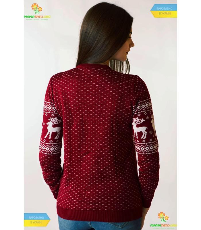 Женский вязаный свитер (мод.71).
