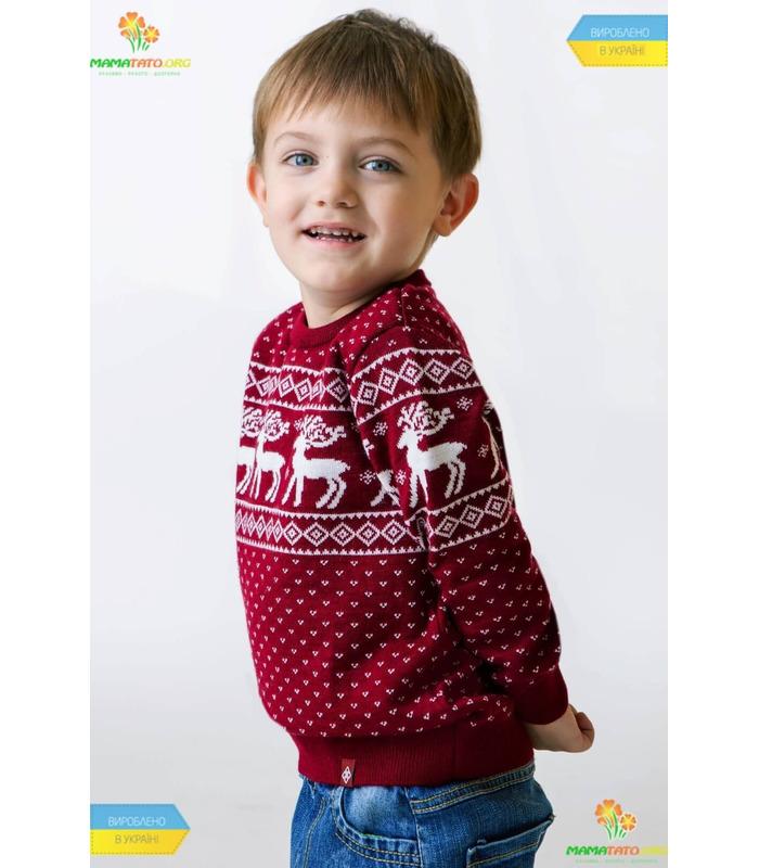 Свитер для мальчика Олени мод.102