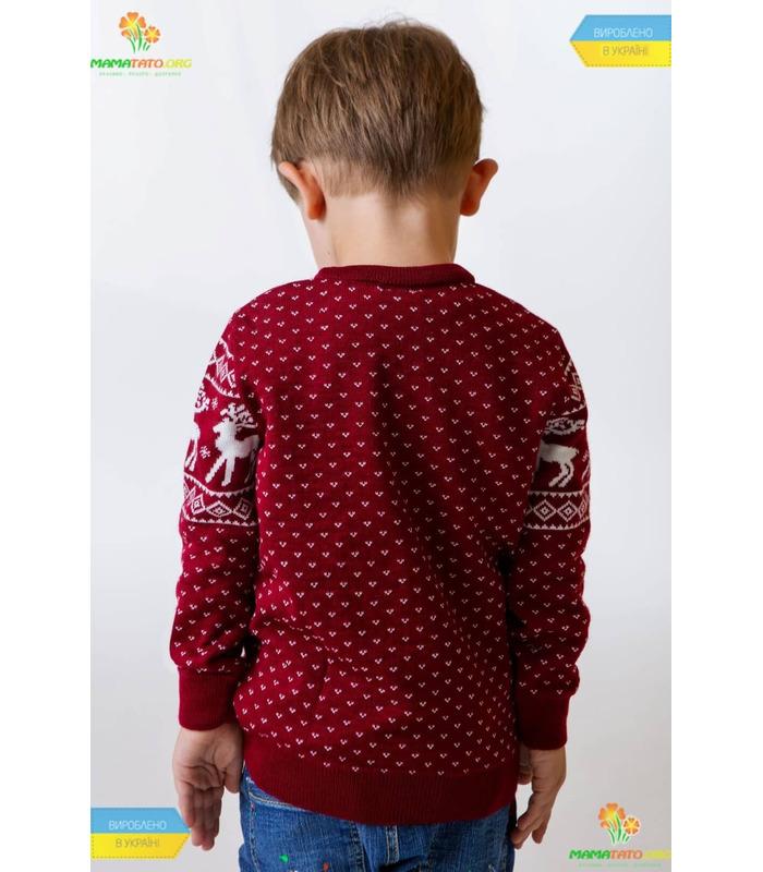 Свитер для мальчика Олени мод.102