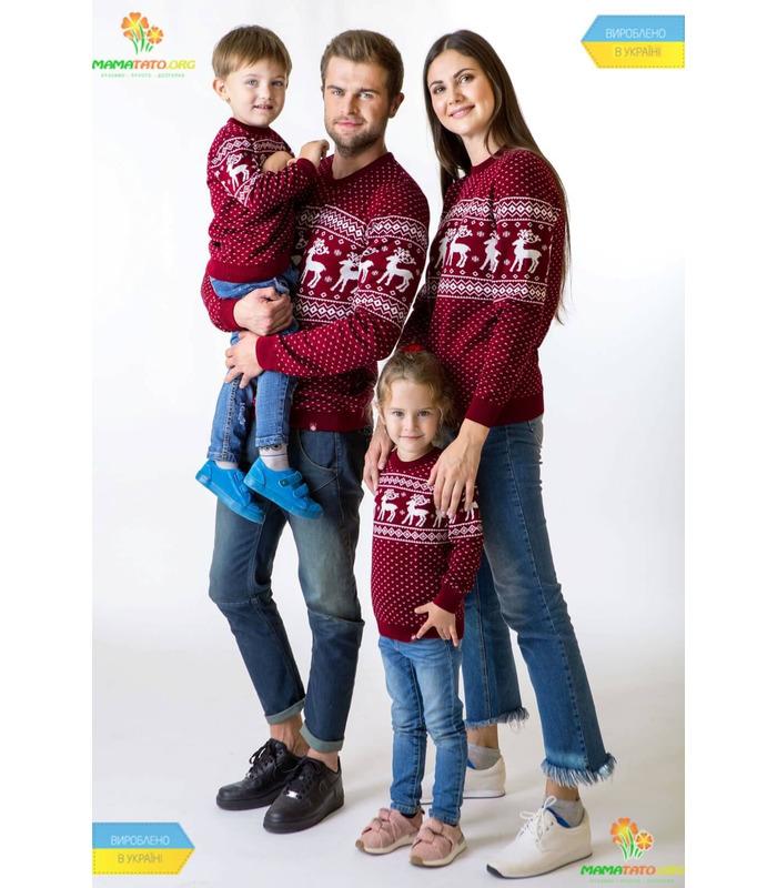 Свитер для мальчика Олени мод.102