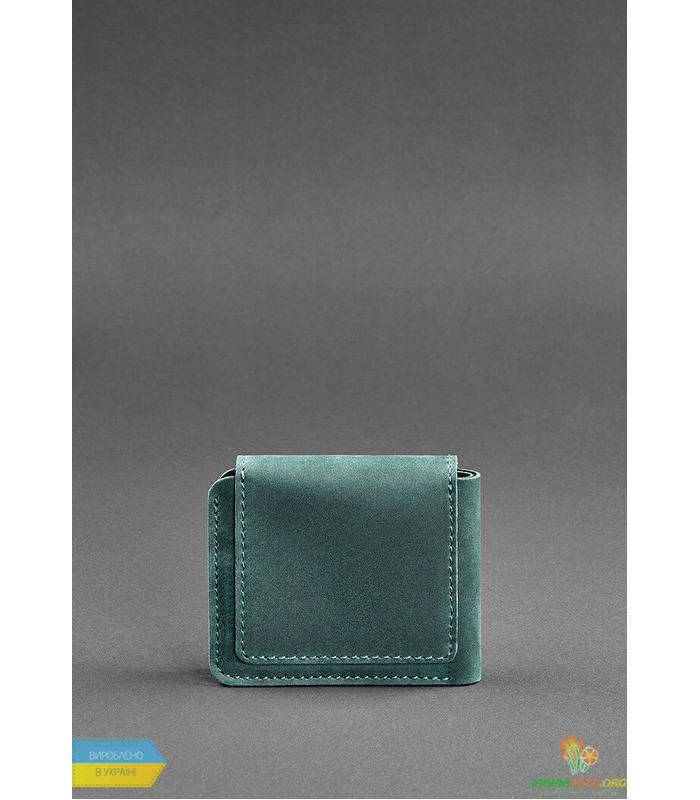 Кожаное портмоне 4.2 Изумруд