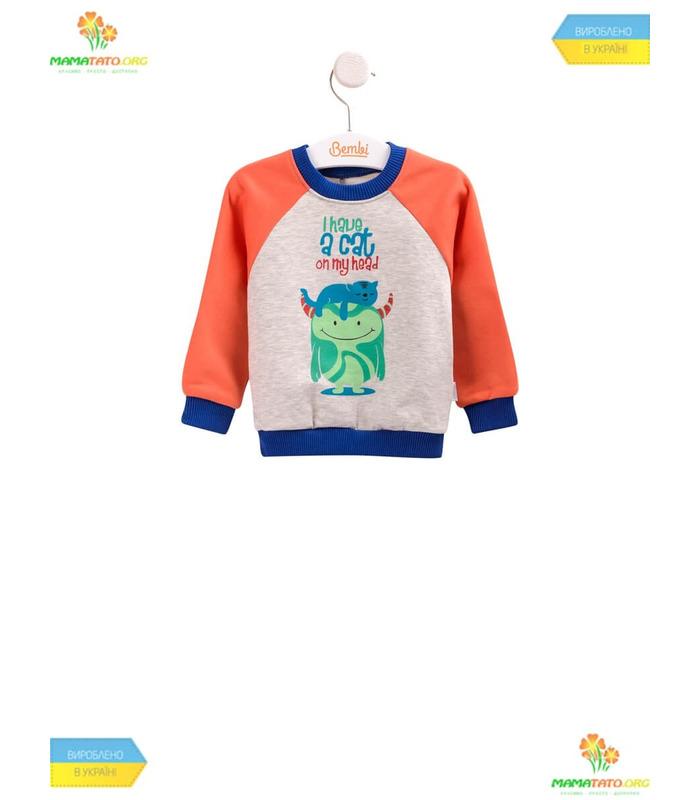 Джемпер "Кіт на голові" ДЖ171 OR
