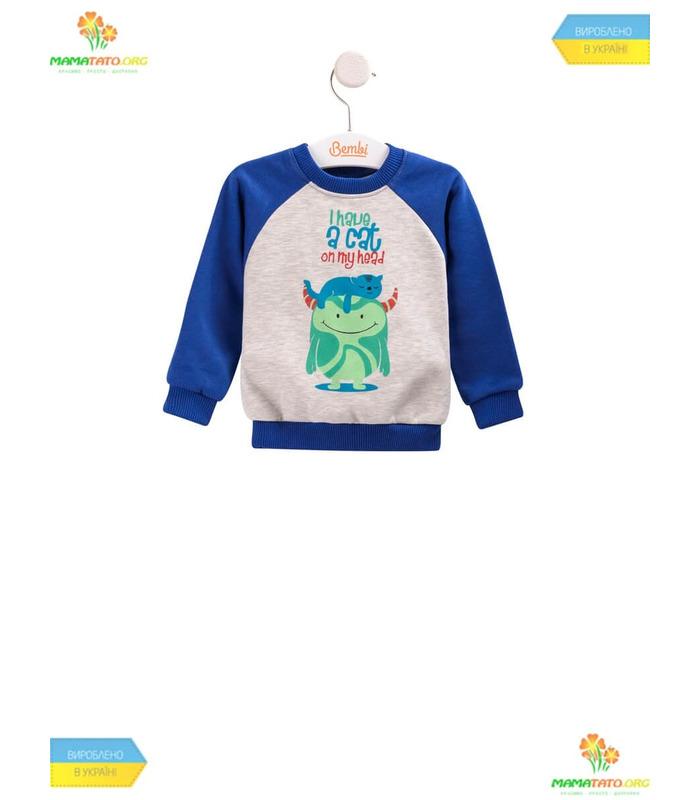 Джемпер "Кот на голове" ДЖ171 BB